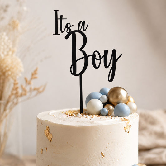 Its a Boy Cake Topper