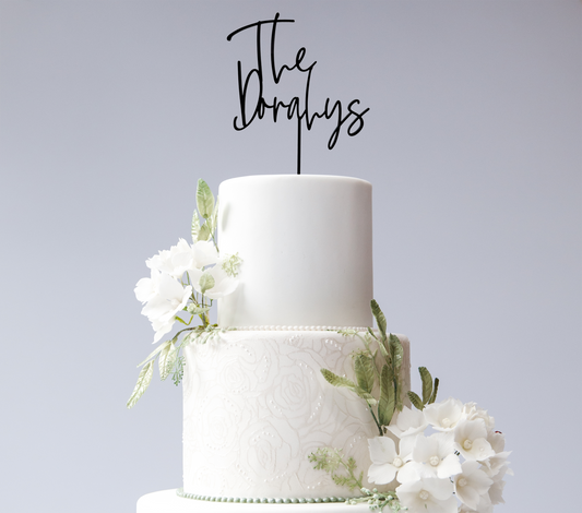 Personalised Wedding Cake Topper