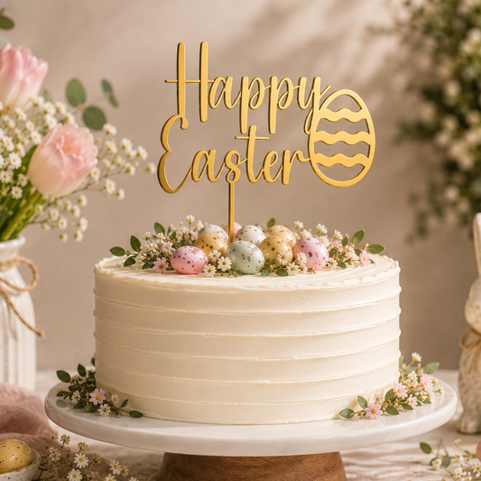 Happy Easter Cake Topper