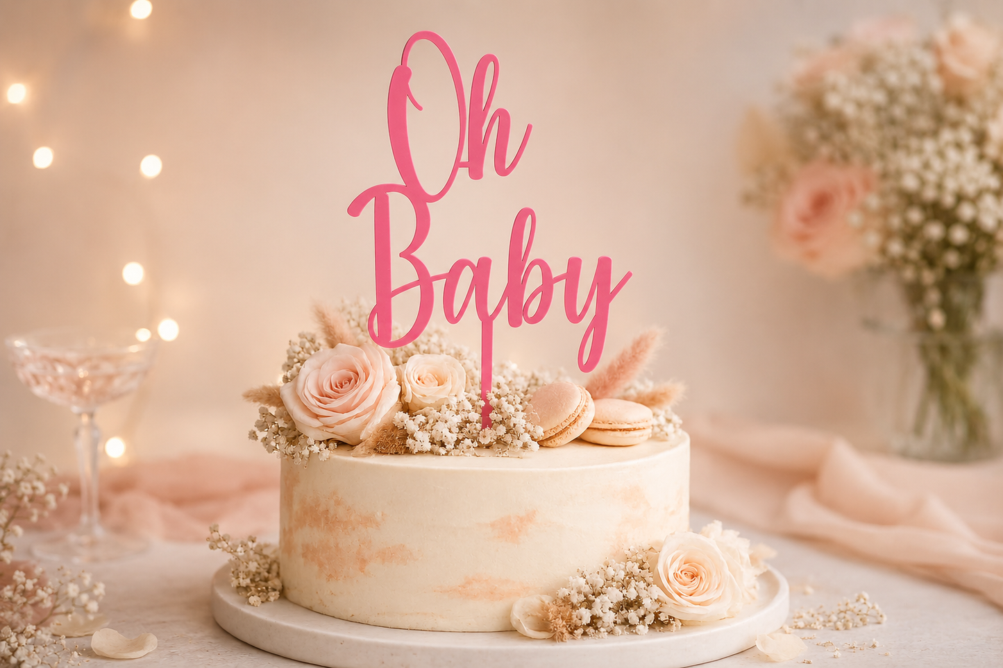 Oh Baby Cake Topper