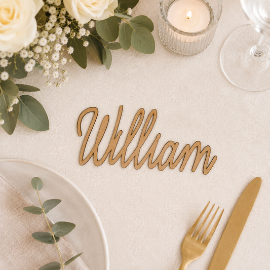 Personalised Wooden Place Names