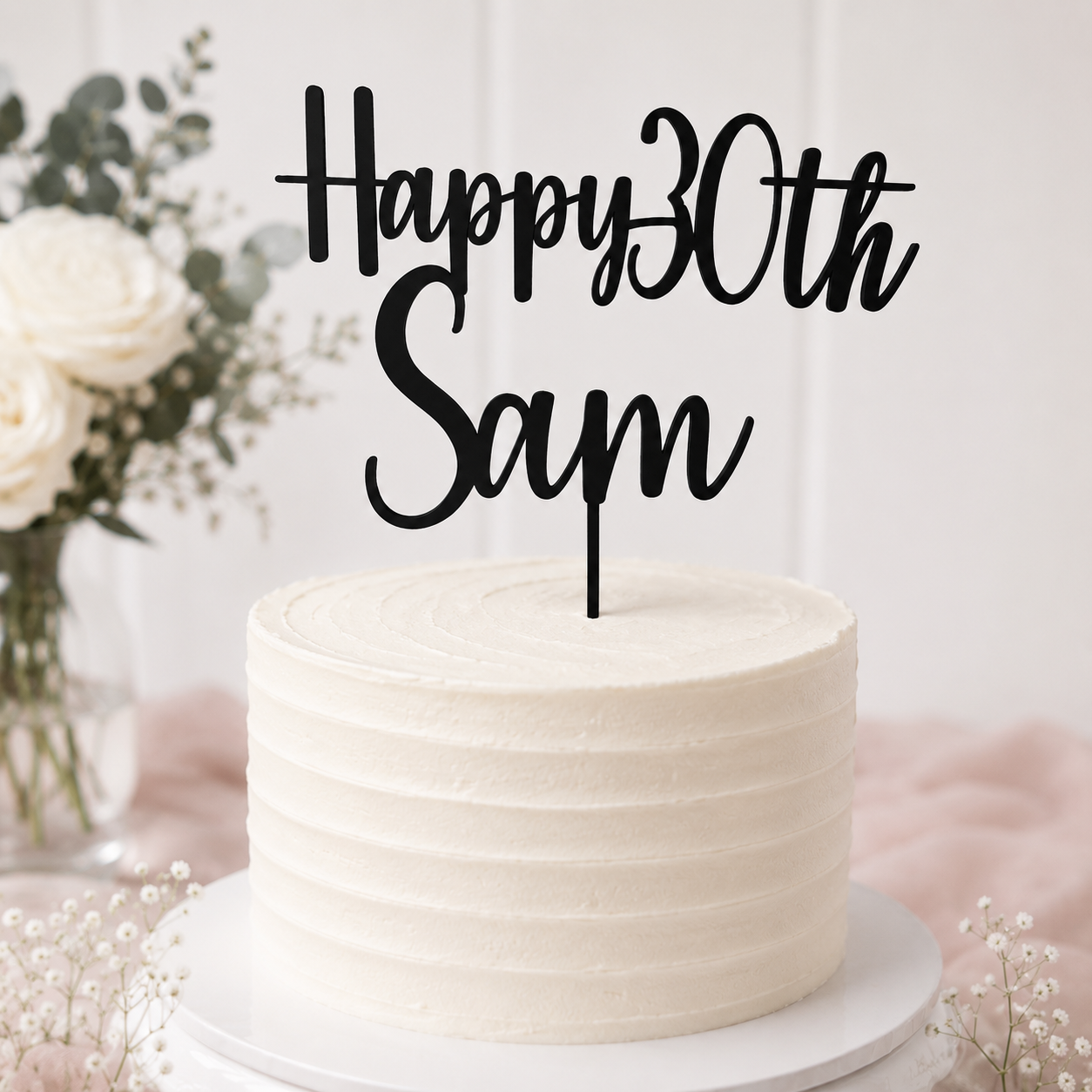 Personalised Birthday Cake Topper