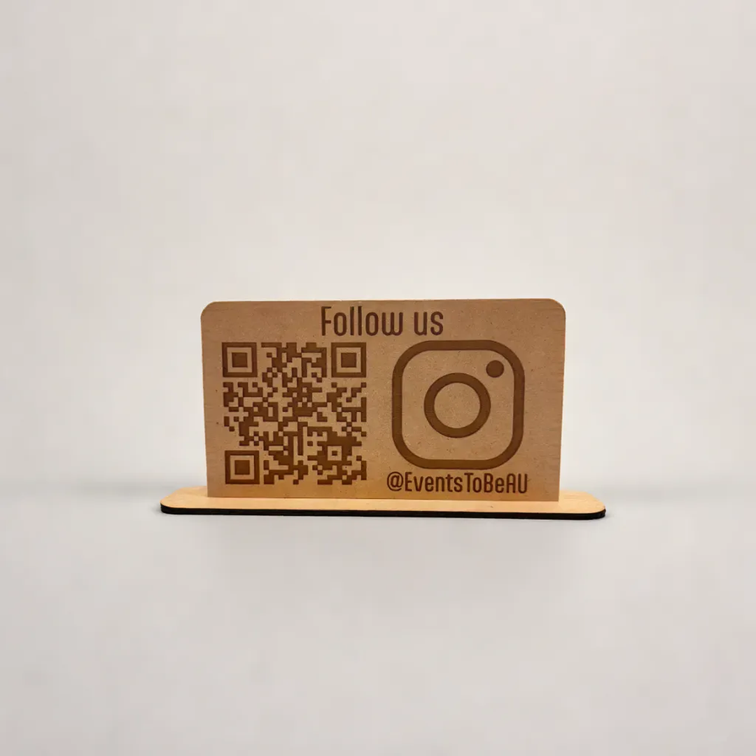 Personalised QR Code Sign With Sign