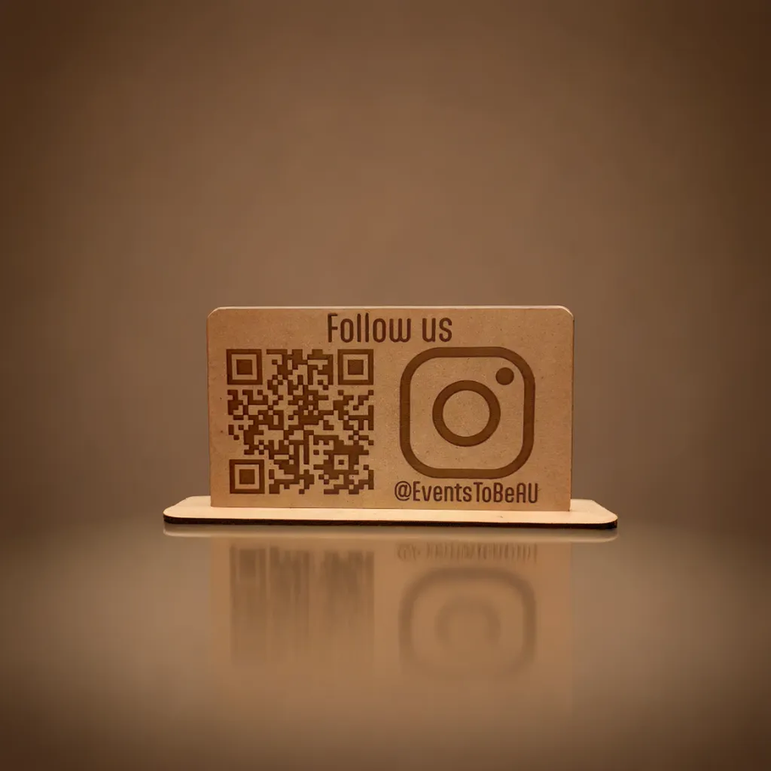 Personalised QR Code Sign With Sign