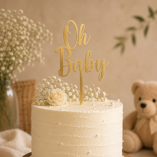 Oh Baby Cake Topper