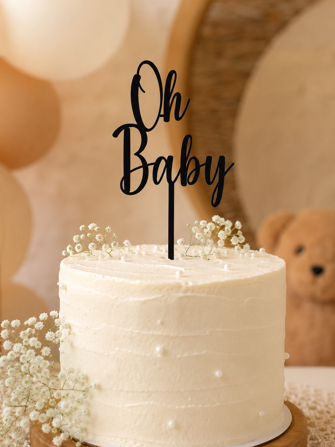 Oh Baby Cake Topper