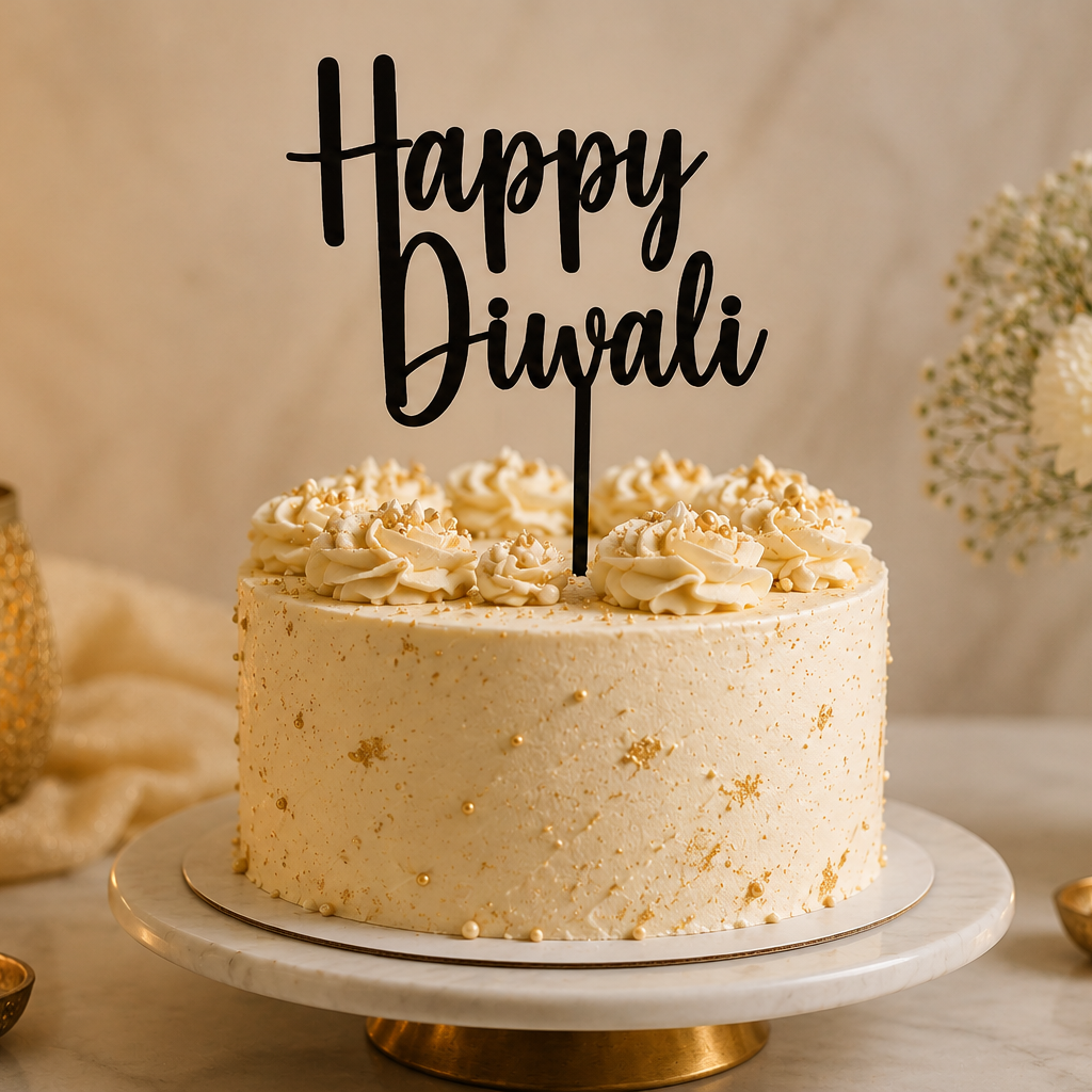 Happy Diwali Cake Topper