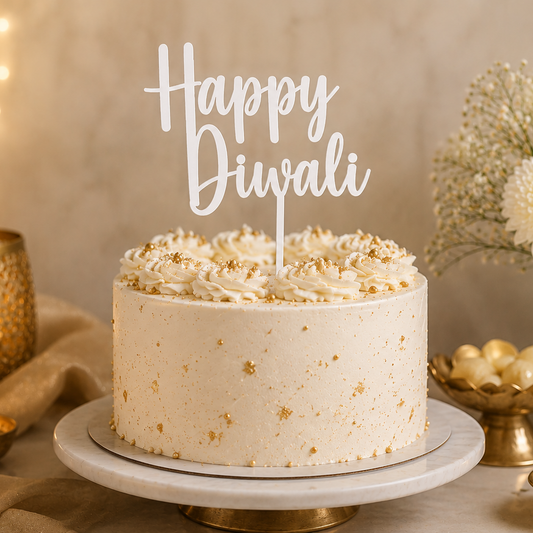 Happy Diwali Cake Topper
