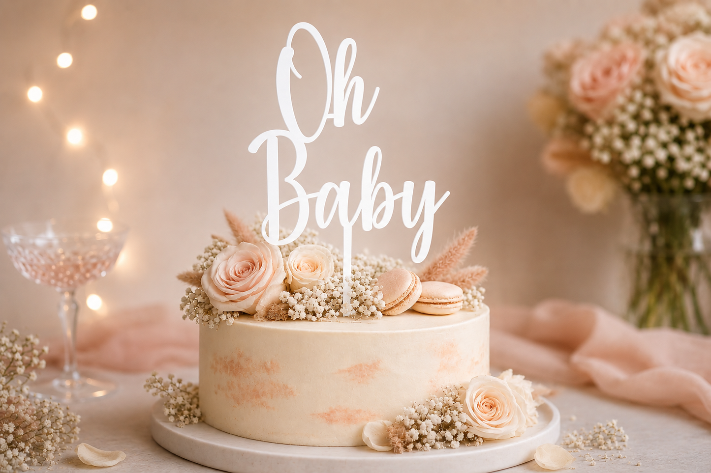 Oh Baby Cake Topper