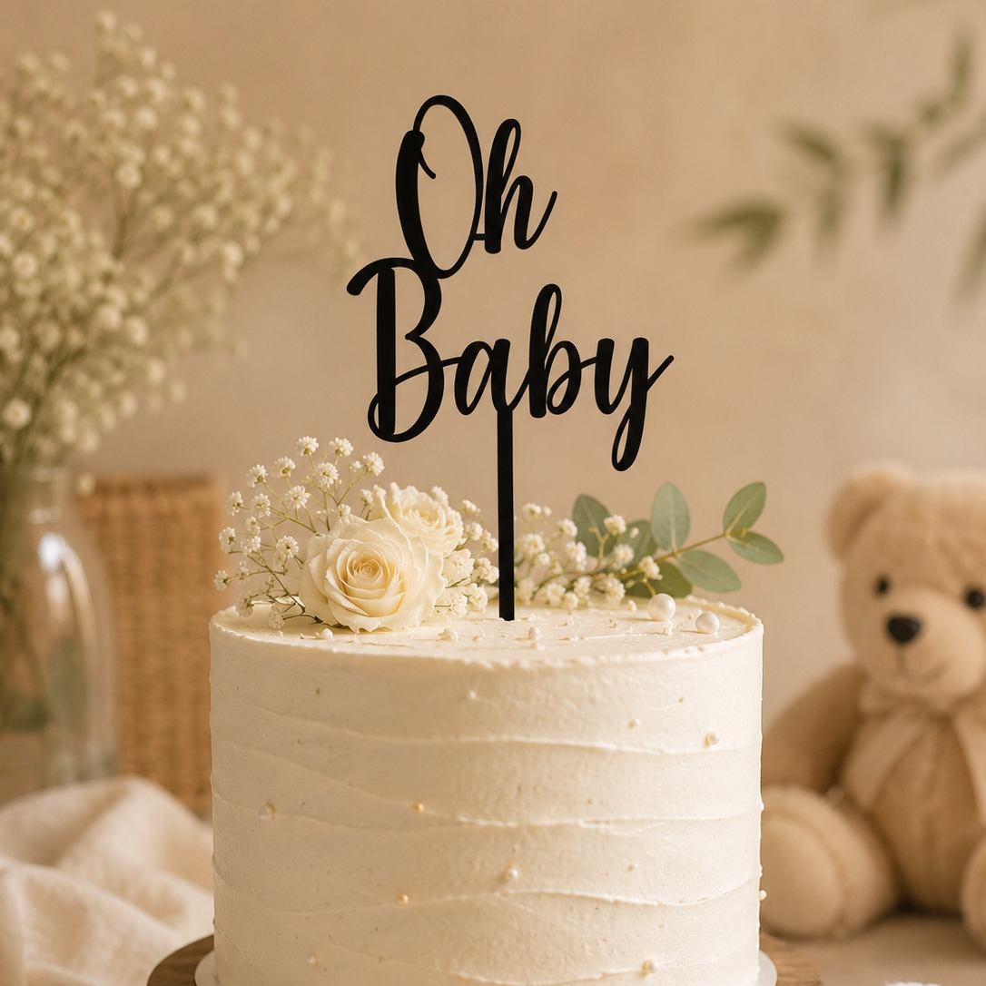 Oh Baby Cake Topper