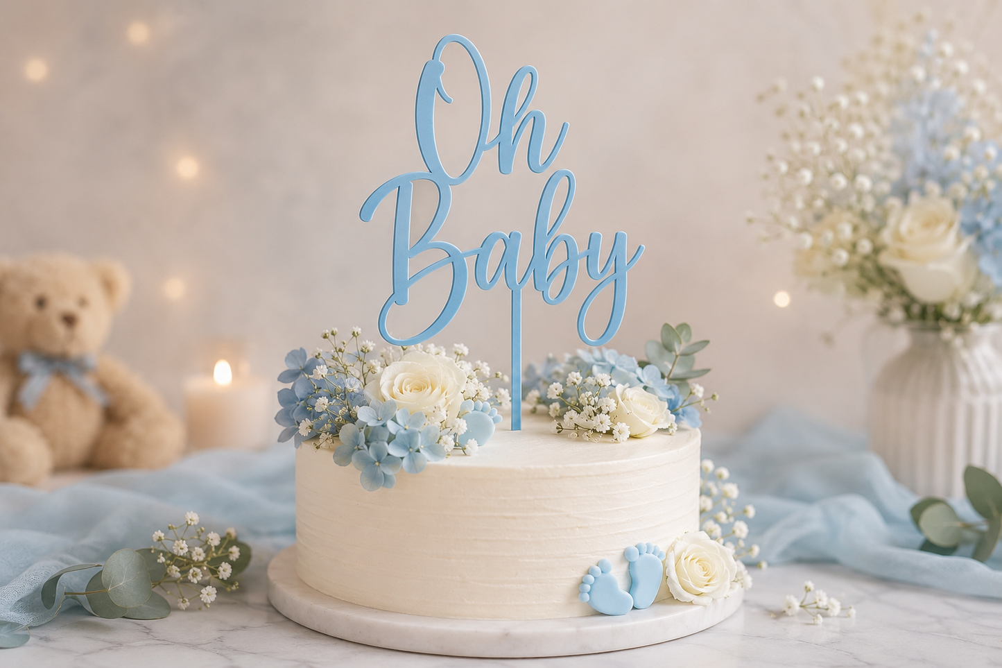 Oh Baby Cake Topper