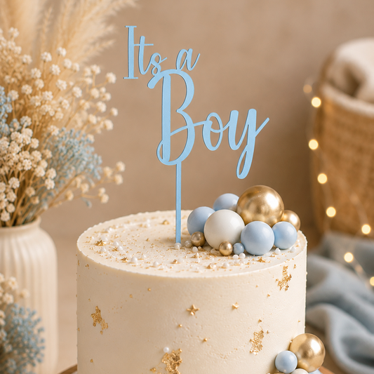 Its a Boy Cake Topper