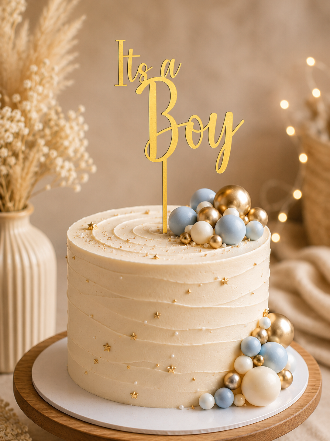 Its a Boy Cake Topper
