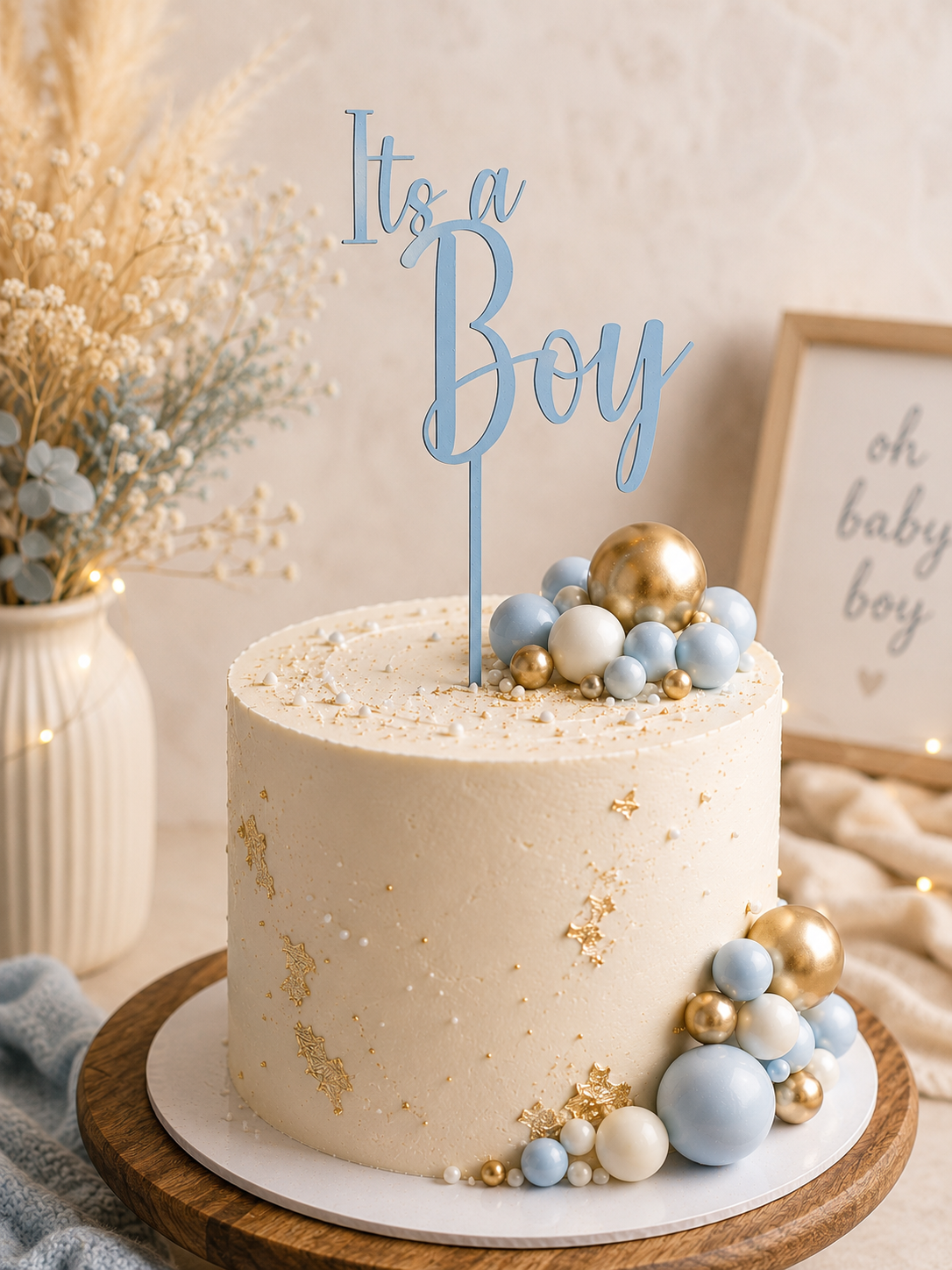 Its a Boy Cake Topper