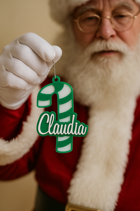 Candy Cane Christmas Bauble