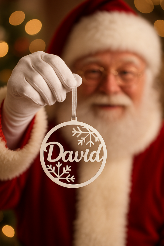 Personalised Christmas bauble
