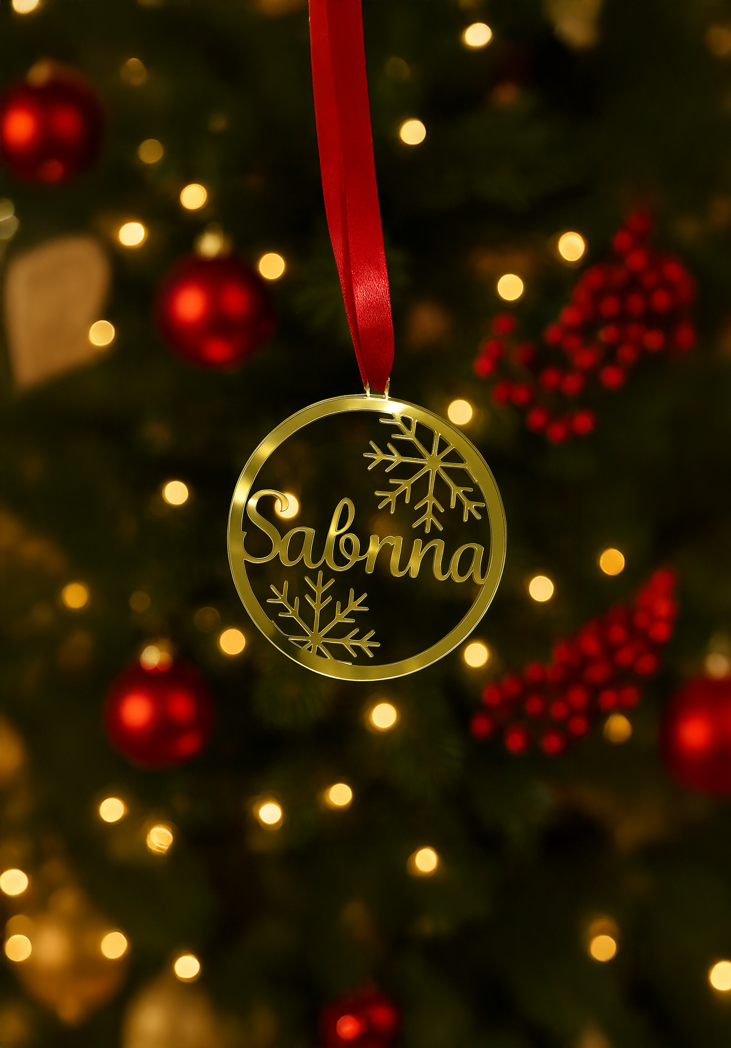 Personalised Christmas bauble