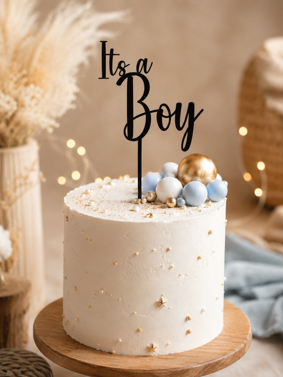 Its a Boy Cake Topper