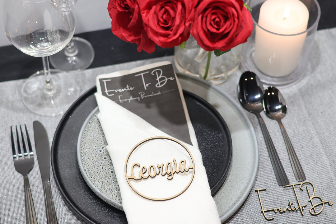 MDF Wedding Placenames | Wedding Table Decor