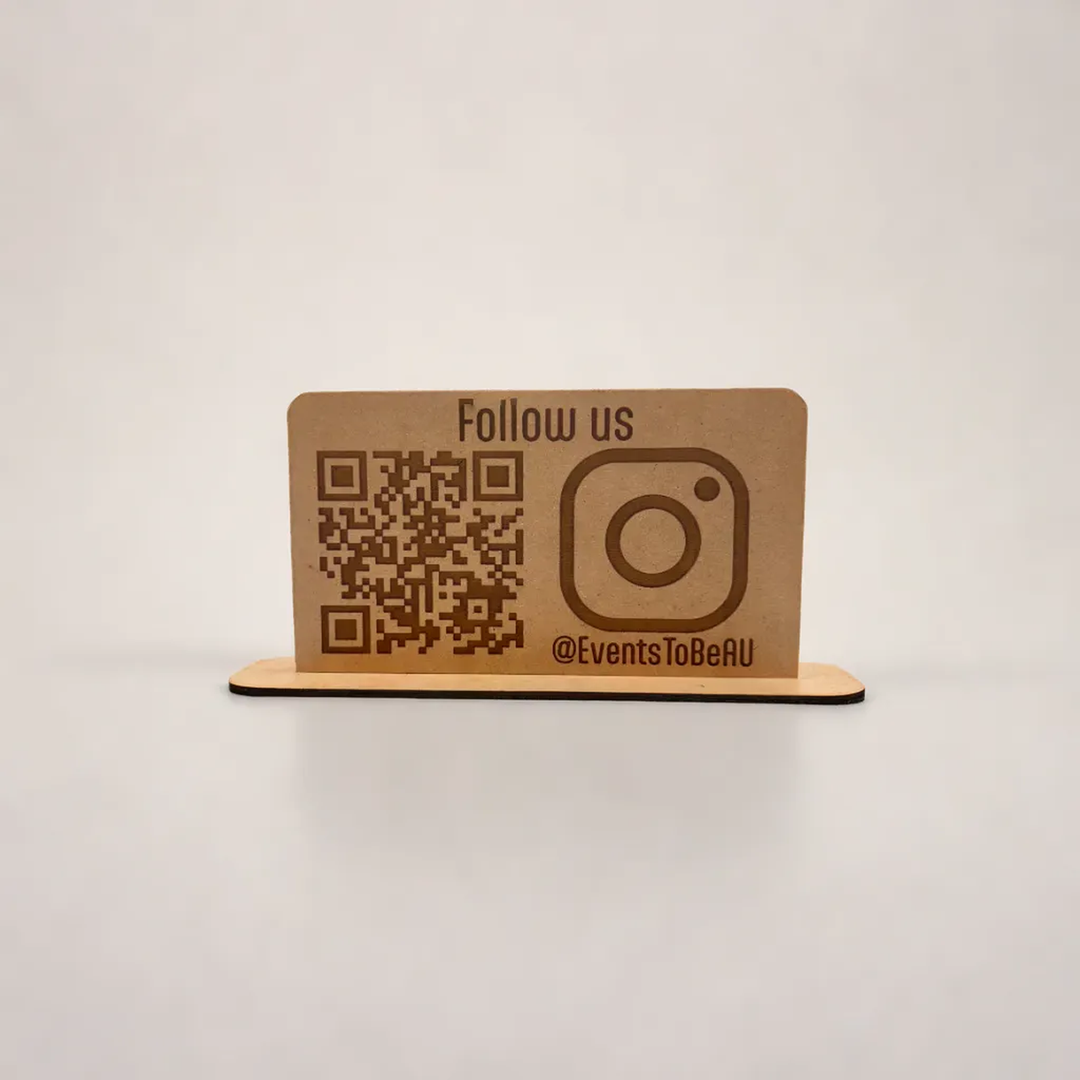 Personalised QR Code Sign With Sign