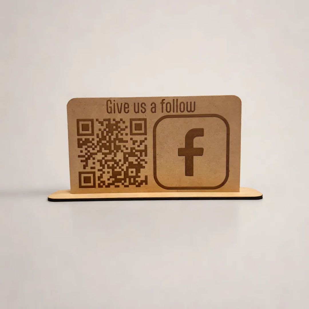 Personalised QR Code Sign With Sign