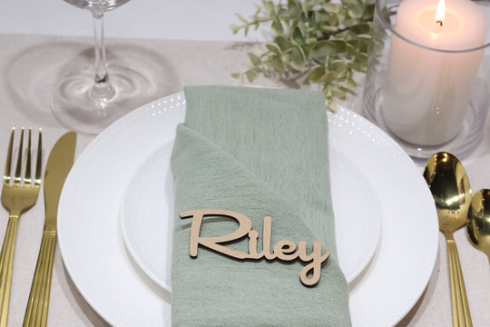 MDF Laser cut names | Wedding place names