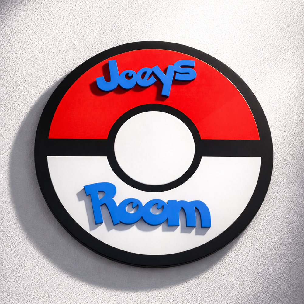 Personalised Pokemon Sign
