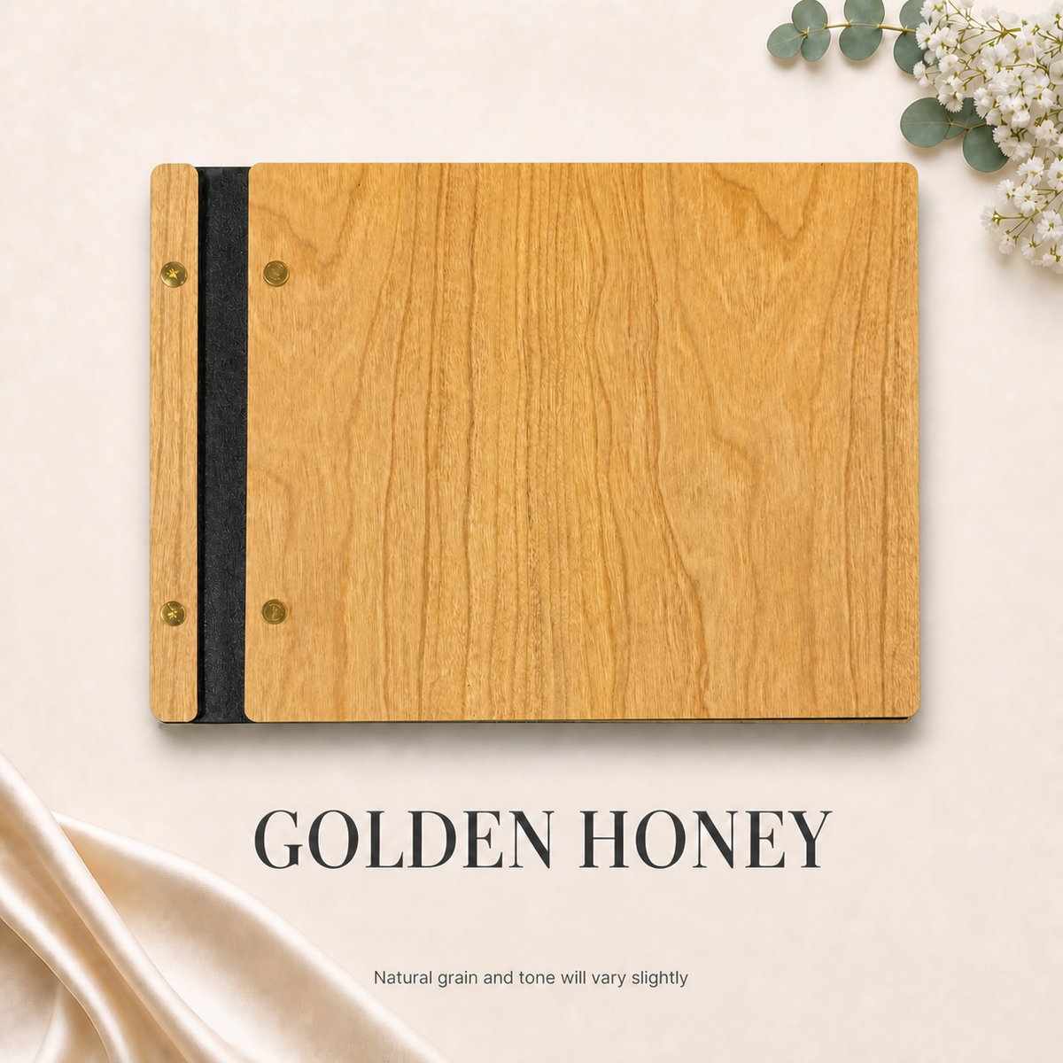 Personalised Wooden Wedding Guest Book