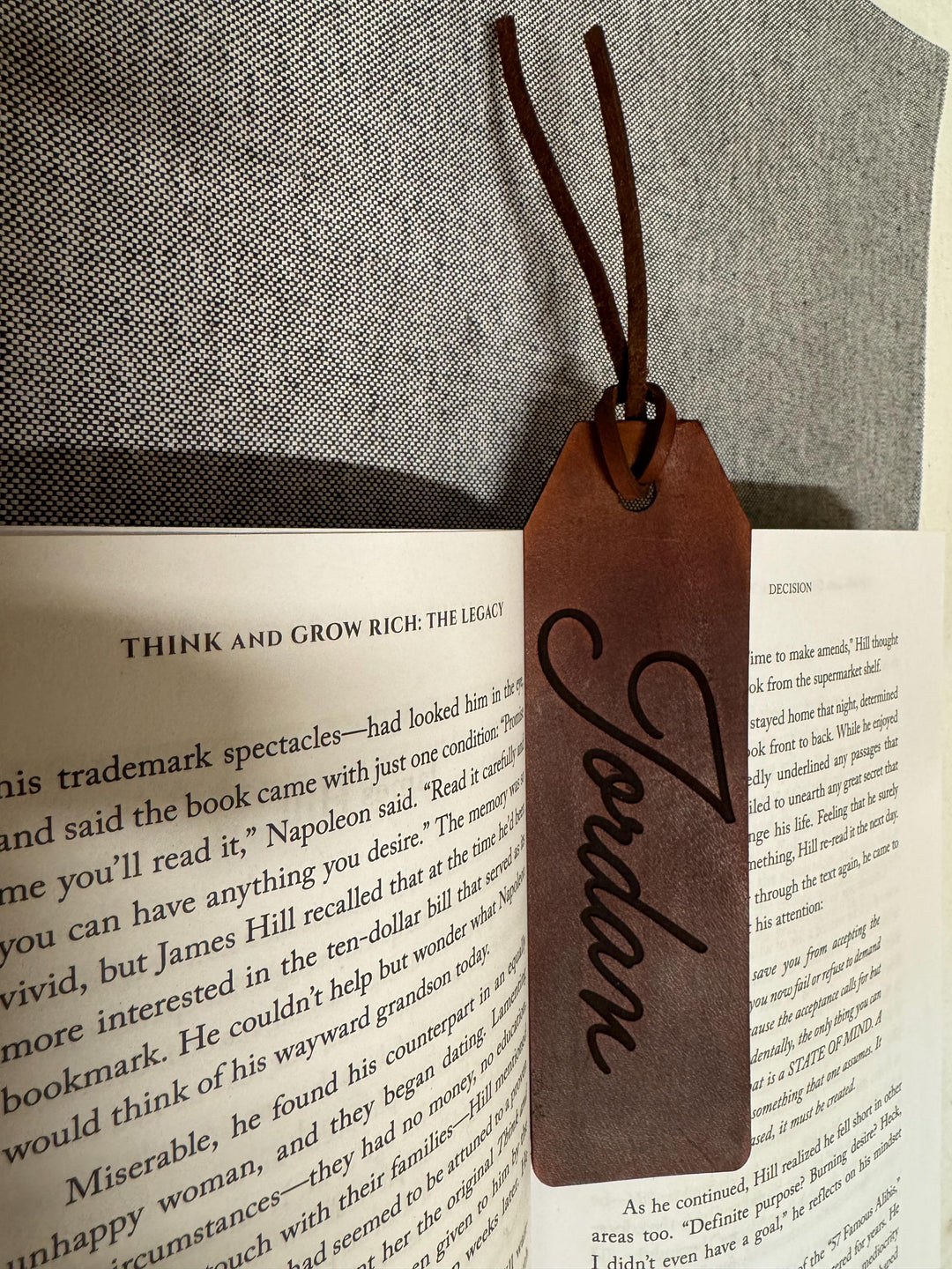 Leather Bookmark | Personalised Genuine Leather Bookmark | Engraved Leather Bookmark | Teacher Gift | Gift for book lovers | Gift for Her