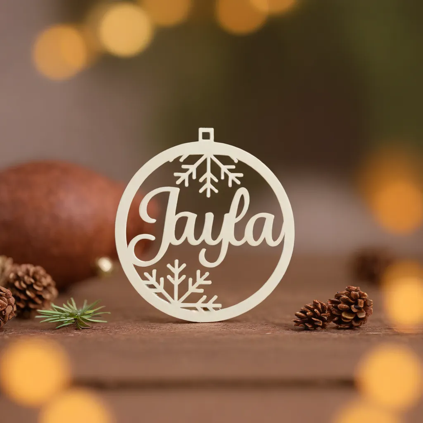 Personalised Christmas bauble