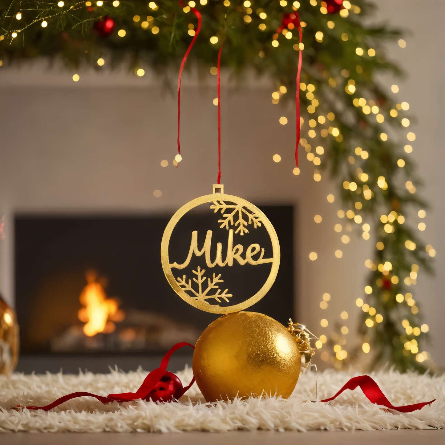Personalised Christmas bauble