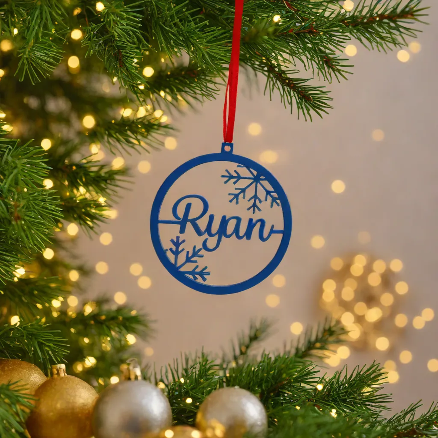 Personalised Christmas bauble