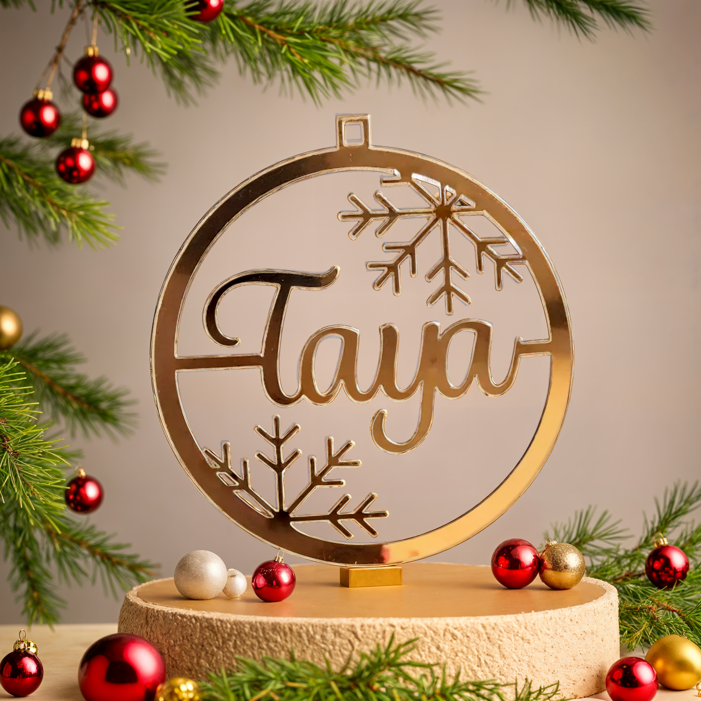 Personalised Christmas bauble