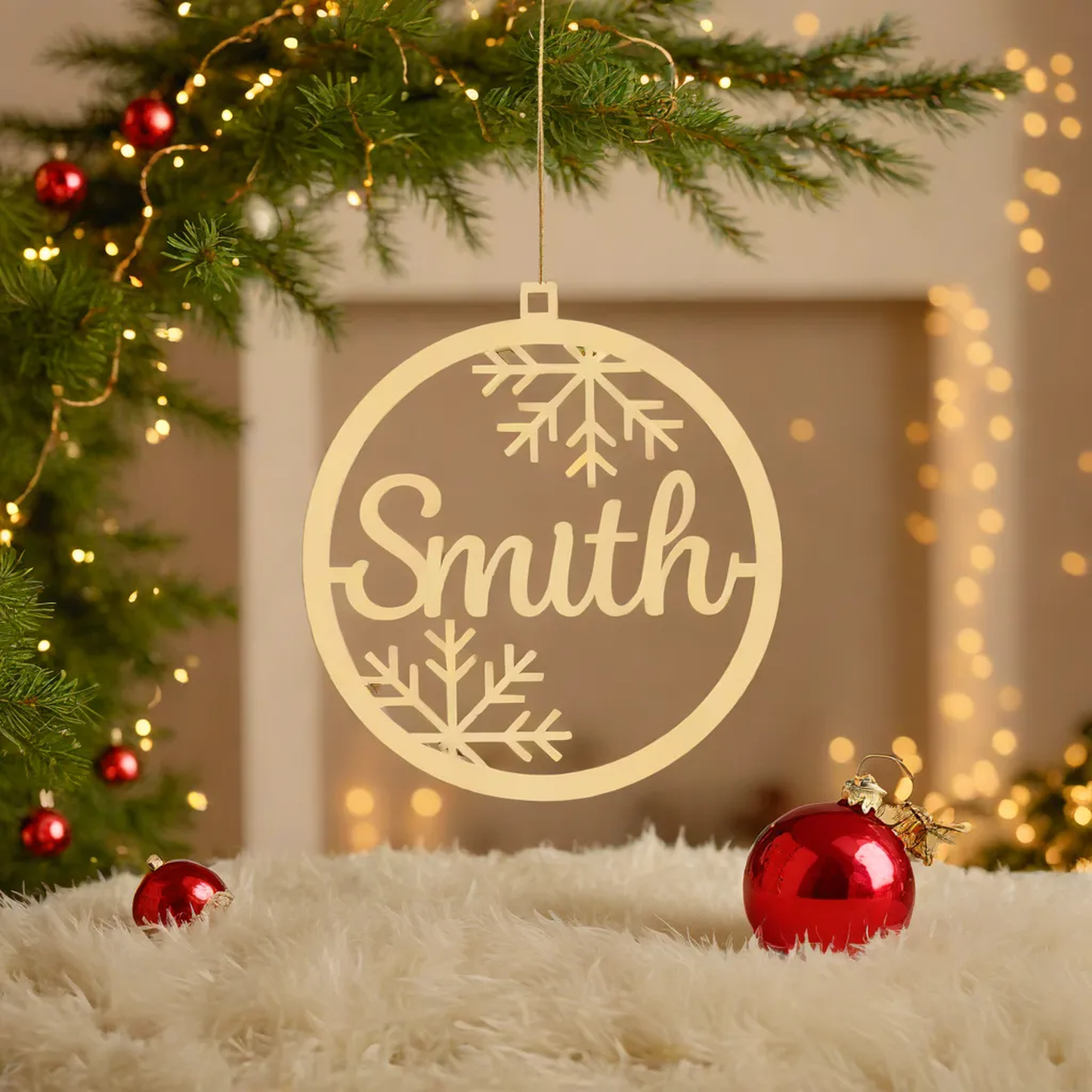 Personalised Christmas bauble
