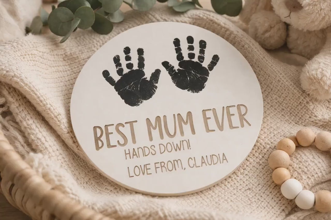 Mothers Day Gift From Daughter | Mothers Day Gift From Son | Gift For Mum | Gift For Mom | Personalised Mothers Day Gift | Baby Sign Plaque