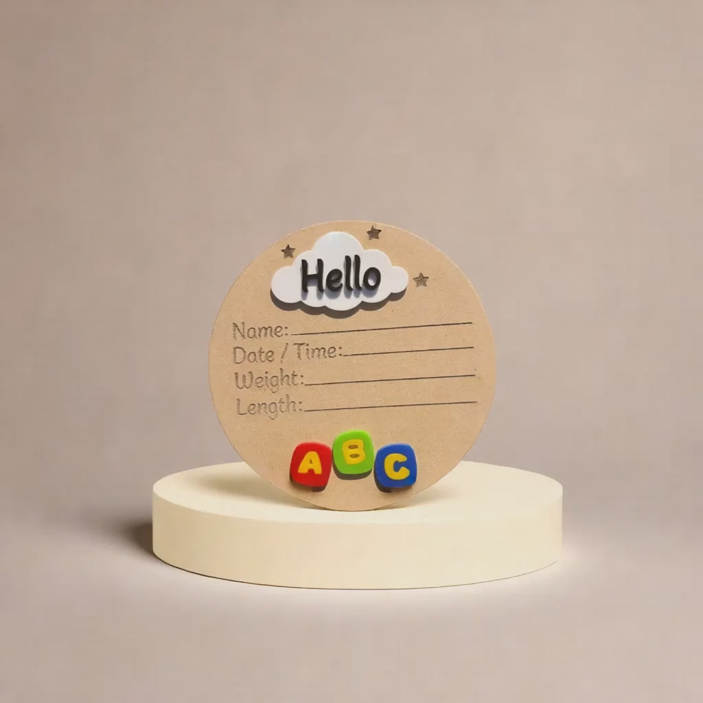 Baby Arrival Plaque